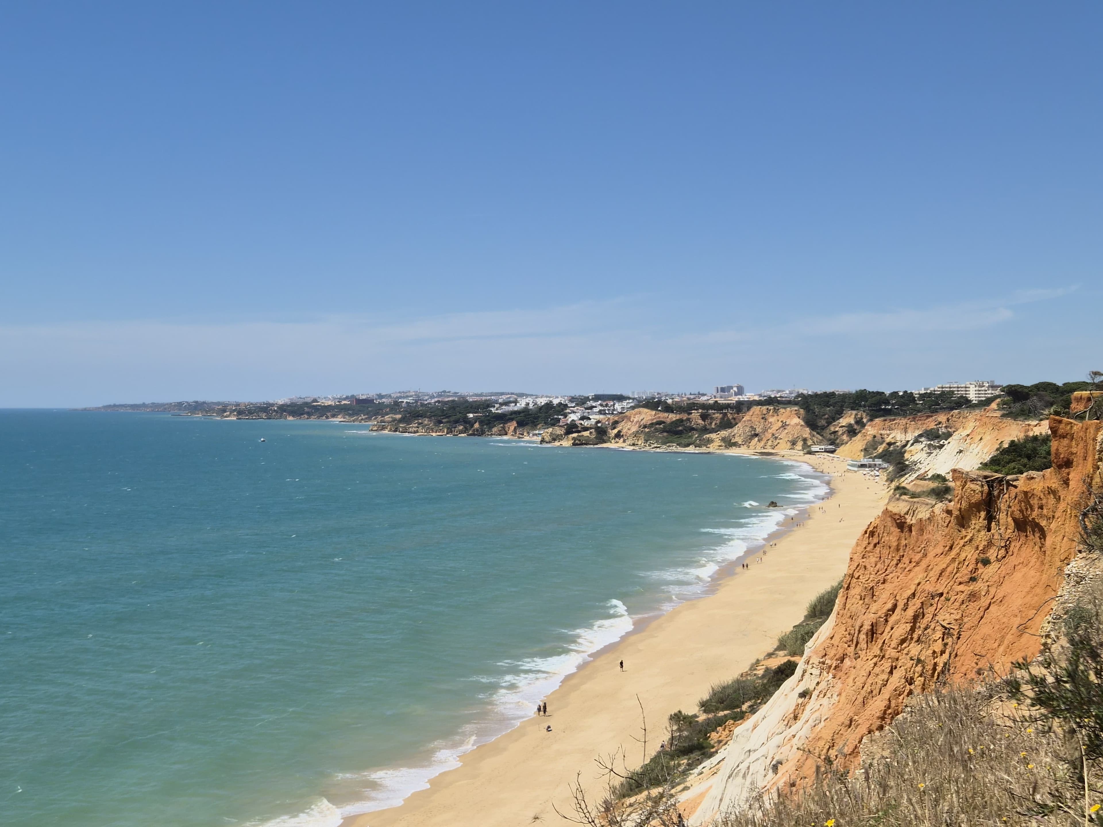 Algarve coast panoramic view